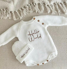 Load image into Gallery viewer, HELLO WORLD ROMPER