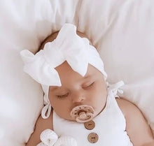Load image into Gallery viewer, GIA COTTON RIBBED BOW HEADBAND