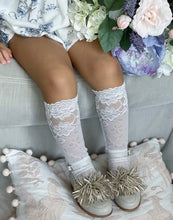Load image into Gallery viewer, FLORA LACE SOCKS
