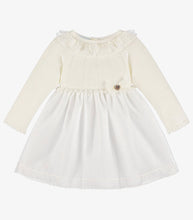 Load image into Gallery viewer, FlOWER LACE IVORY DRESS
