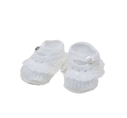 BABY LACE IVORY SHOES
