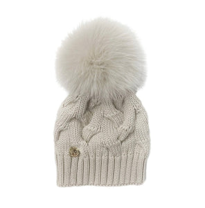 SANDSTONE MERINO WOOL KIDS BEANIE HAT