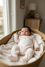 Load image into Gallery viewer, LOWEE BABY OVERALL WITH HAT SET
