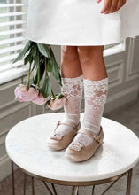 Load image into Gallery viewer, FLORA LACE SOCKS
