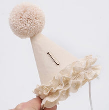 Load image into Gallery viewer, LACE 1ST BIRTHDAY HAT
