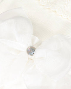 LACE FLOWER IVORY SET