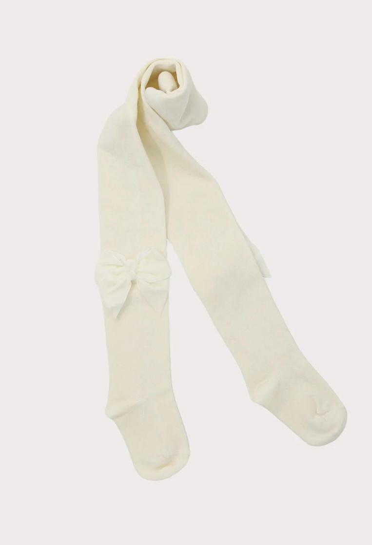 TIGHTS WITH SATIN BOW