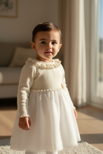 Load image into Gallery viewer, FlOWER LACE IVORY DRESS
