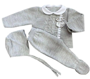 TRIO GRAY NEWBORN SETS