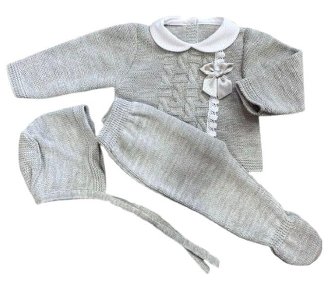 TRIO GRAY NEWBORN SETS