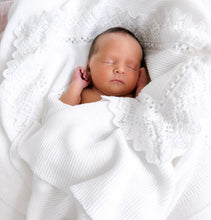 Load image into Gallery viewer, LACE TRIM BLANKET

