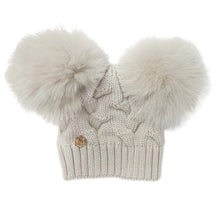 Load image into Gallery viewer, SANDSTONE MERINO WOOL KIDS DOUBLE POM HAT
