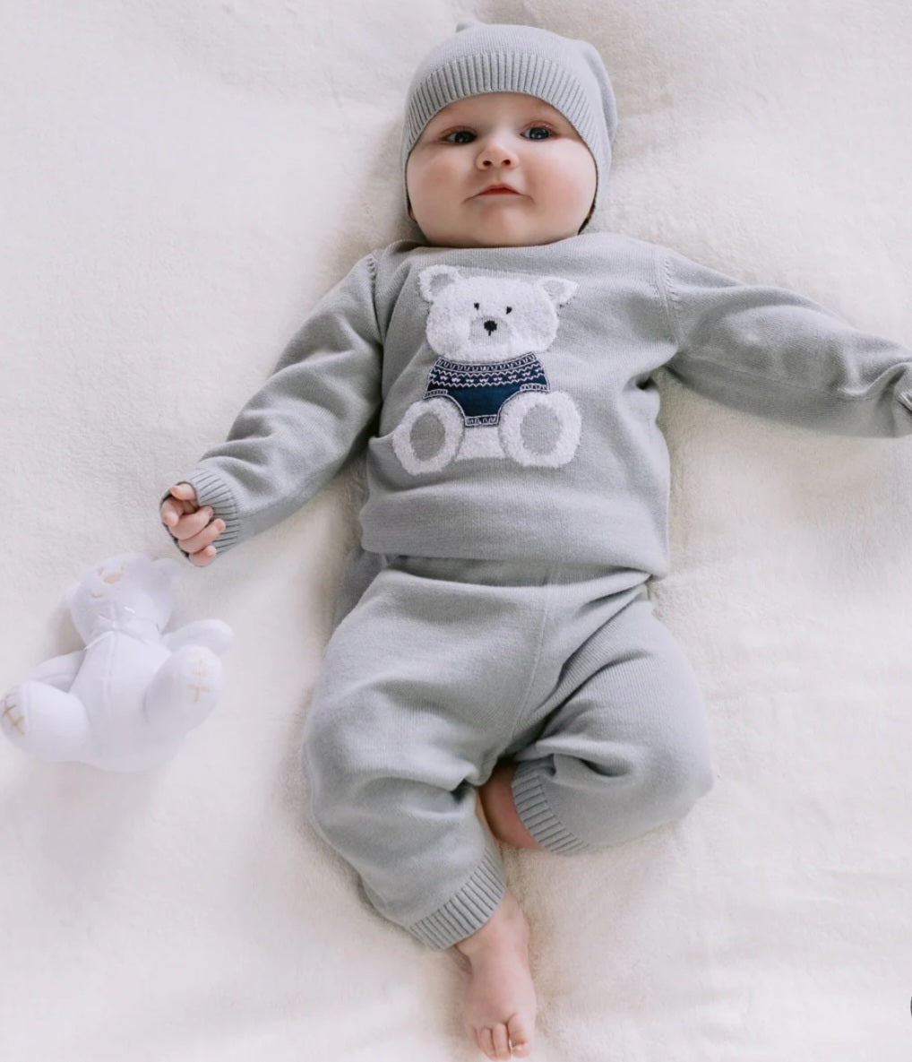 ENZO KNIT TEDDY SET (B)