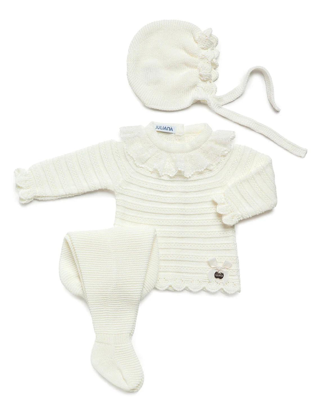 LACE BABY KNIT SET