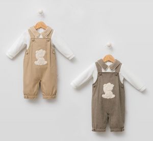 BEAR ROMPER SUIT SET (B)