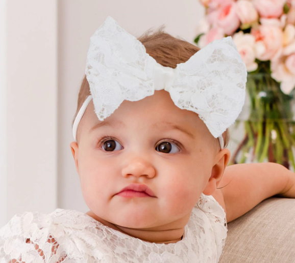 ROSE BOW HEADBAND