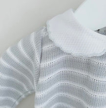 Load image into Gallery viewer, STRIPES GRAY NEWBORN SETS
